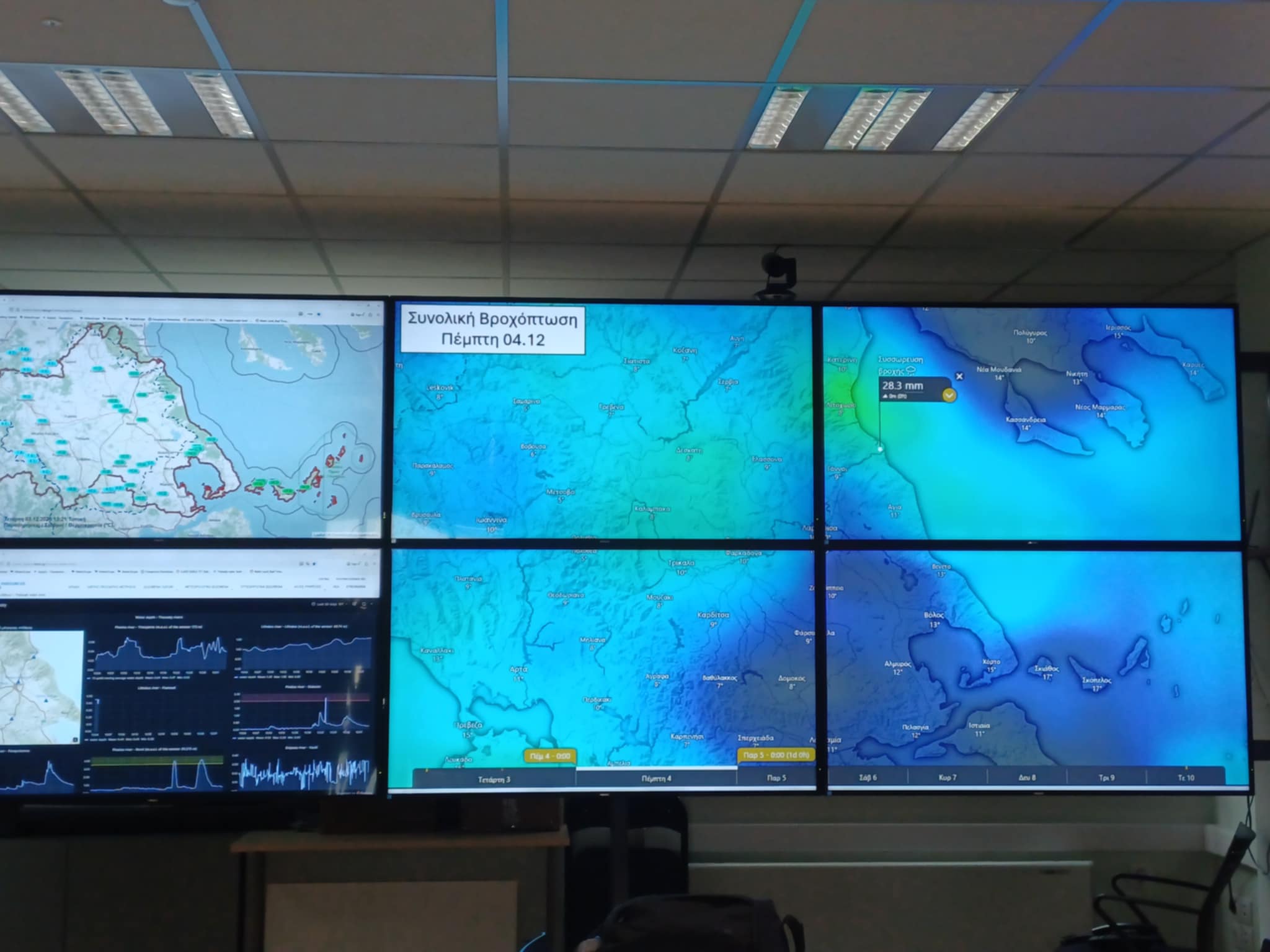 Κ-όκκινη προειδοπο΄θιησ για επικίνδυνα καιρικά φαινόμενα με ισχυρeς καταιγίδες για τη Θεσσαλία το επόμενο τριήμερο (ΦΩΤΟ+vi