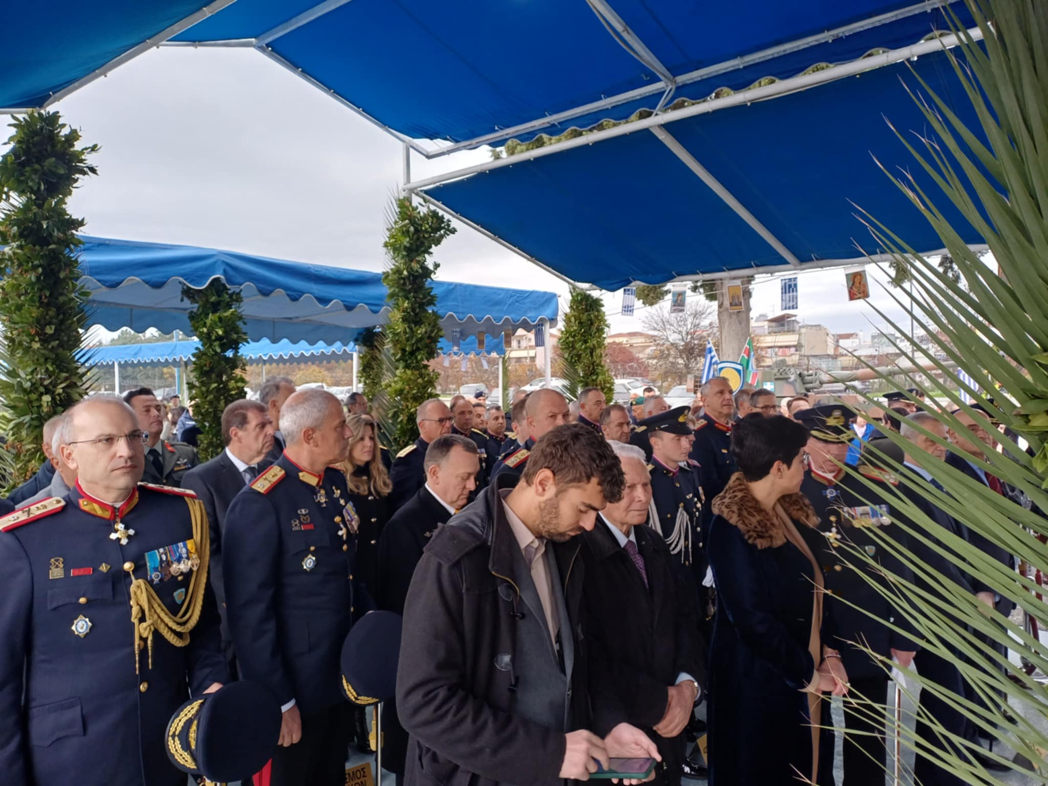 Με λαμπρότητα ο εορτασμός της Αγίας Βαρβάρας στο στρατόπεδο Μπουγά στη Λάρισα (ΦΩΤΟ+video)