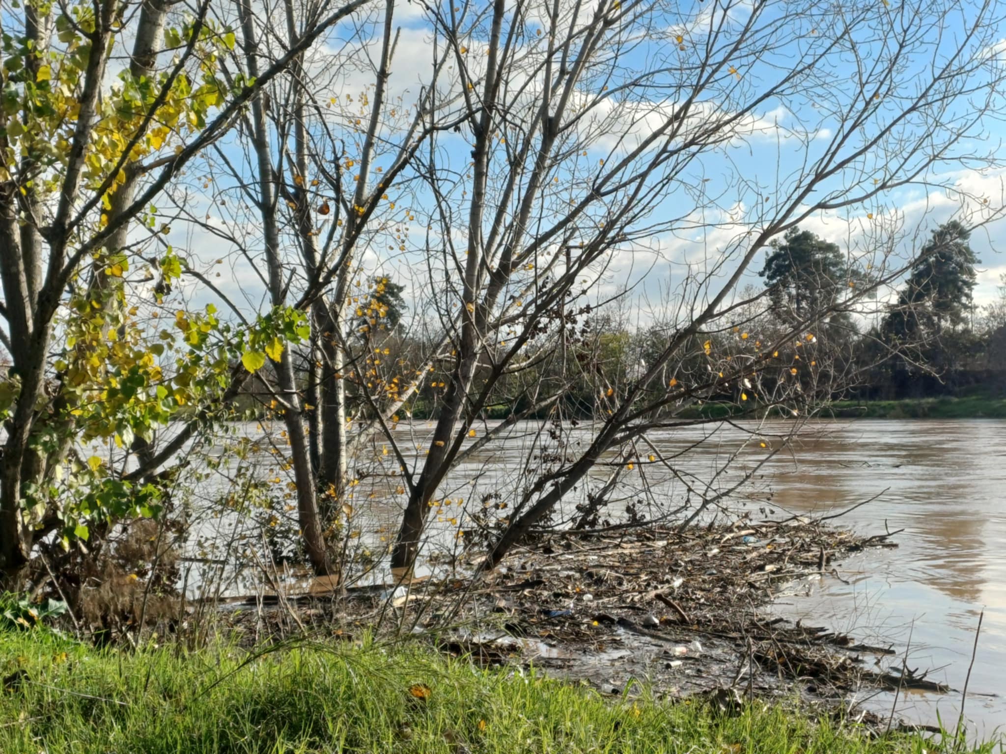 Δύσκολη η νύχτα που ππέρασε για τη Λάρισα: Έφτασε στα 6,30 μέτρα η στάθμη του Πηνειού πριν αρχίσει να υποχωρεί (ΦΩΤΟ)