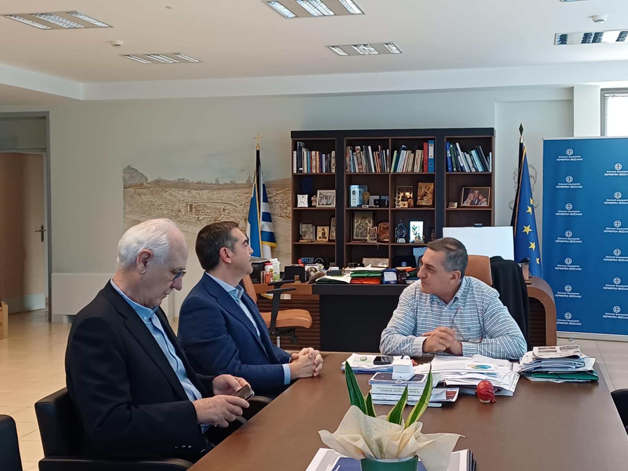 Επίσκεψη Αλέξη Τσίπρα στον Κουρέτα-το βράδυ η ομιλία του με την παρουσίαση του βιβλίου του «Ιθάκη»