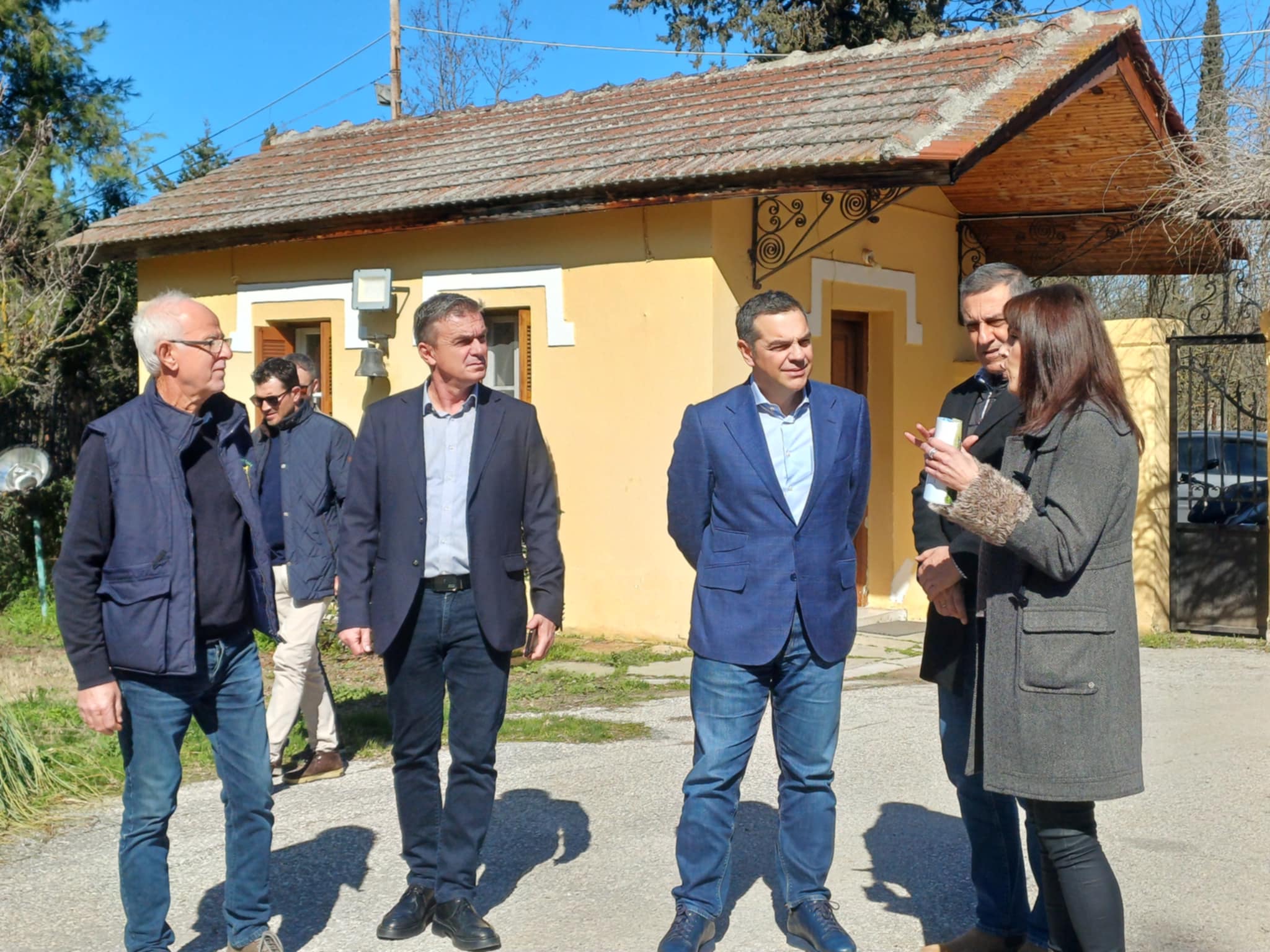 Επίσκεψη Τσίπρα στην Αβερώφειο Γεωργική Σχολή (ΦΩΤΟ+video)