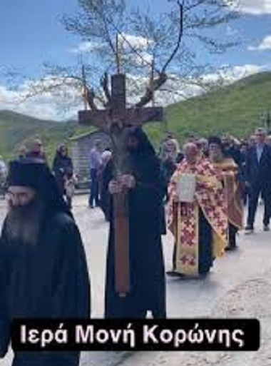 Η αναπαράσταση της Αποκαθήλωσης στην Ιερά Μονή Κορώνης Αγράφων (video)