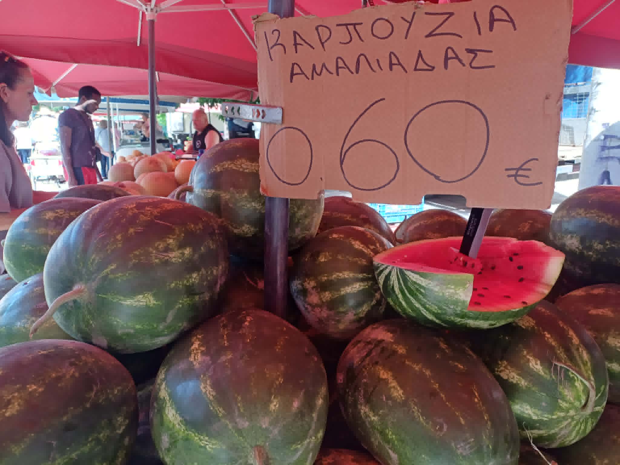 Η ακρίβεια και η έλλειψη ρευστότητας αλλάζουν καταναλωτικές συνήθειες στους Λαρισαίους στη Λαϊκή (ΦΩΤΟ)