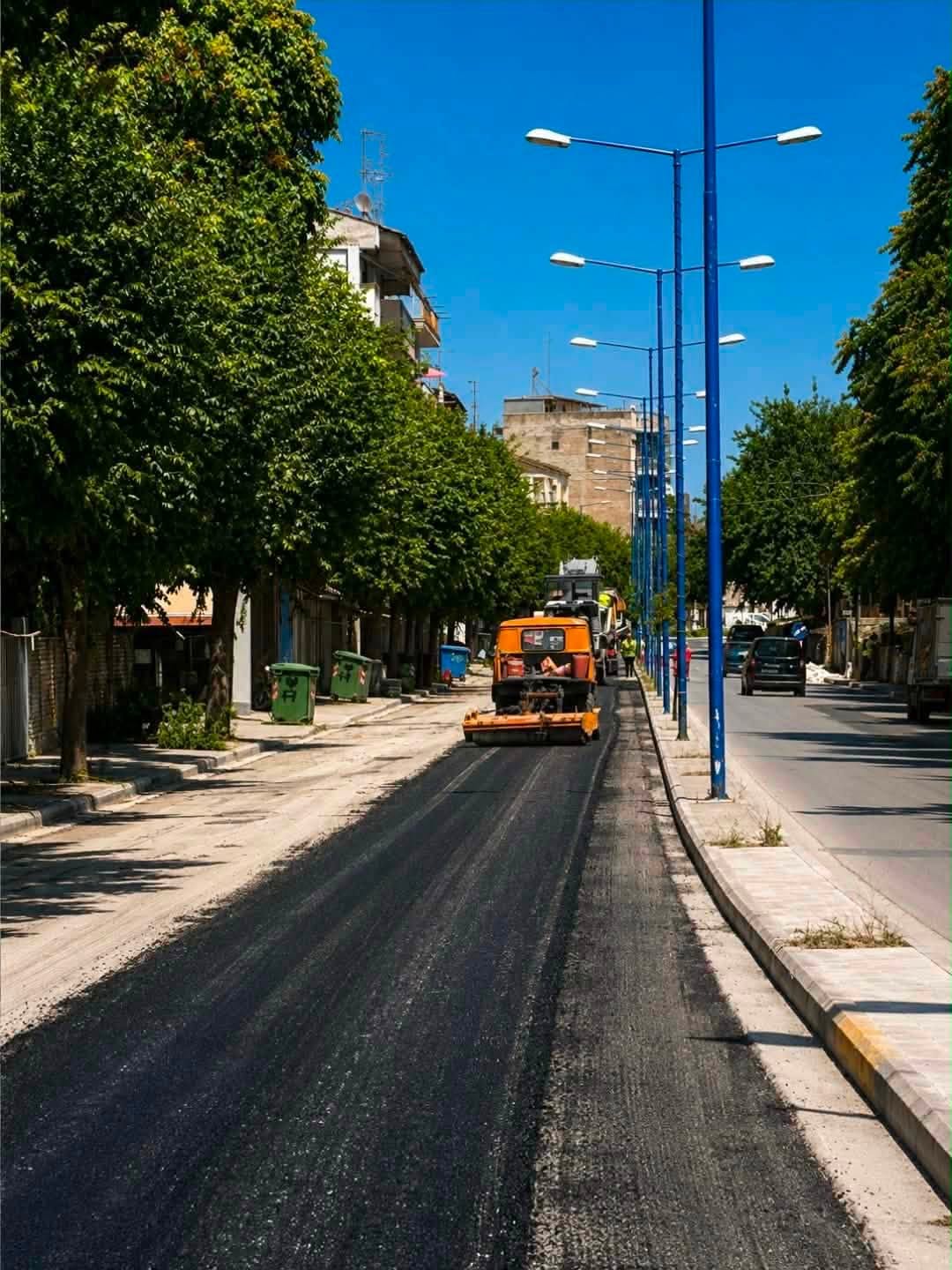 Ασφαλτοστρώσεις από τη ΔΕΥΑΛ 7200 τ.μ. στη Γεωργιάυ και τον κόμβο Αγίου Αχιλλίου (ΦΩΤΟ)