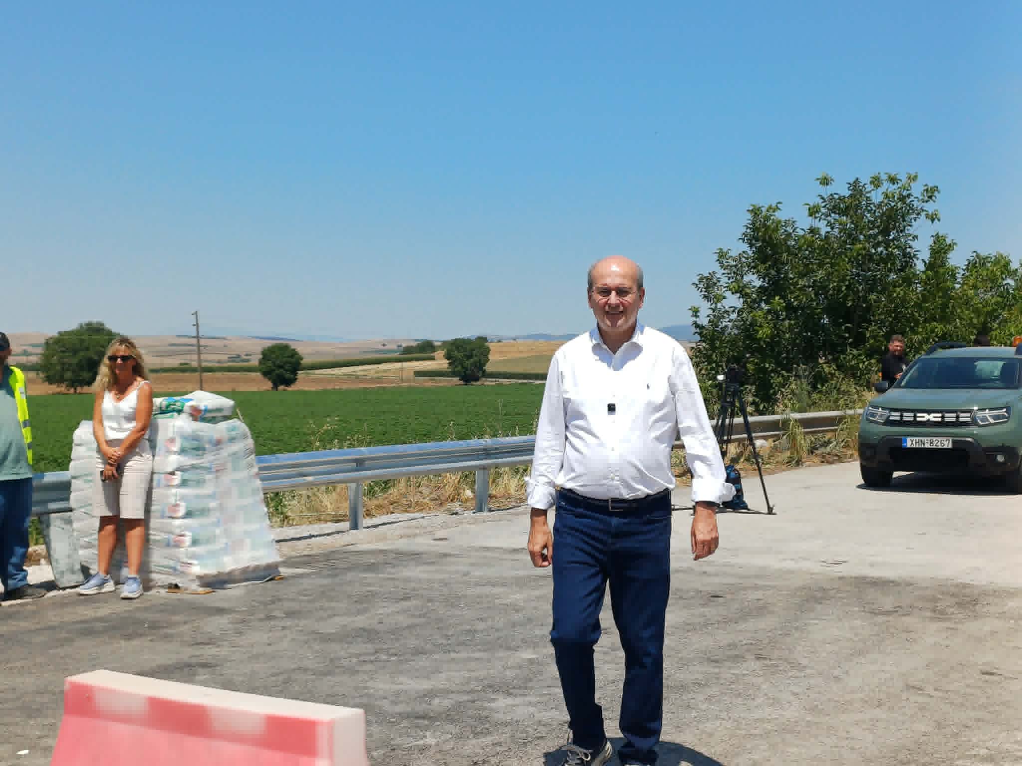 Εγκαίνια της νέας γέφυρας του Αλμυρού και αυτοψίες έργων σε Φάρσαλα και Δομοκό