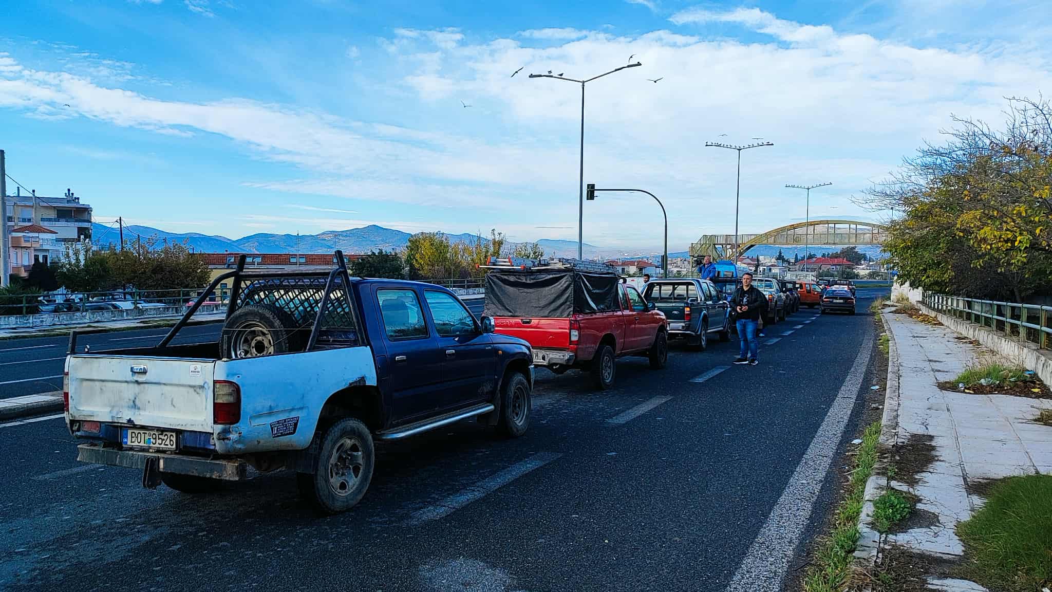 Κομβόι από Βόλο στη Νίκαια – από τον περιφερειακό και το Πεδίο του Άρωες προς Ριζόμυλο (ΦΩΤΟ)
