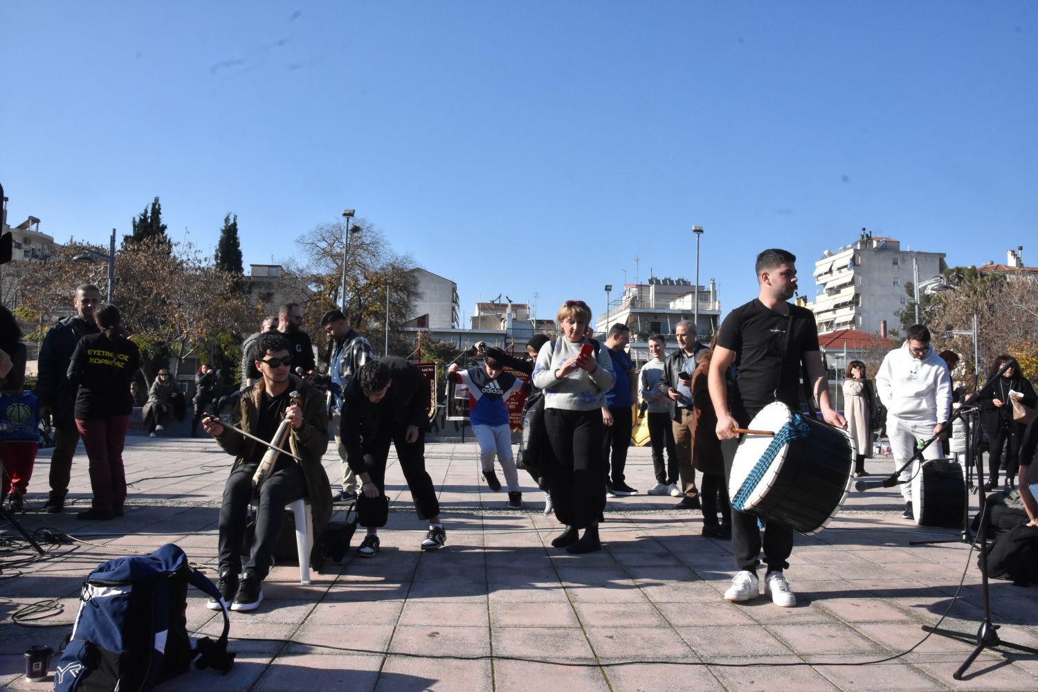 Εκδήλωση Ποντιακής γαστρονομίας στην πλατεία Φιλιππούλης στη Λάρισα (ΦΩΤΟ)