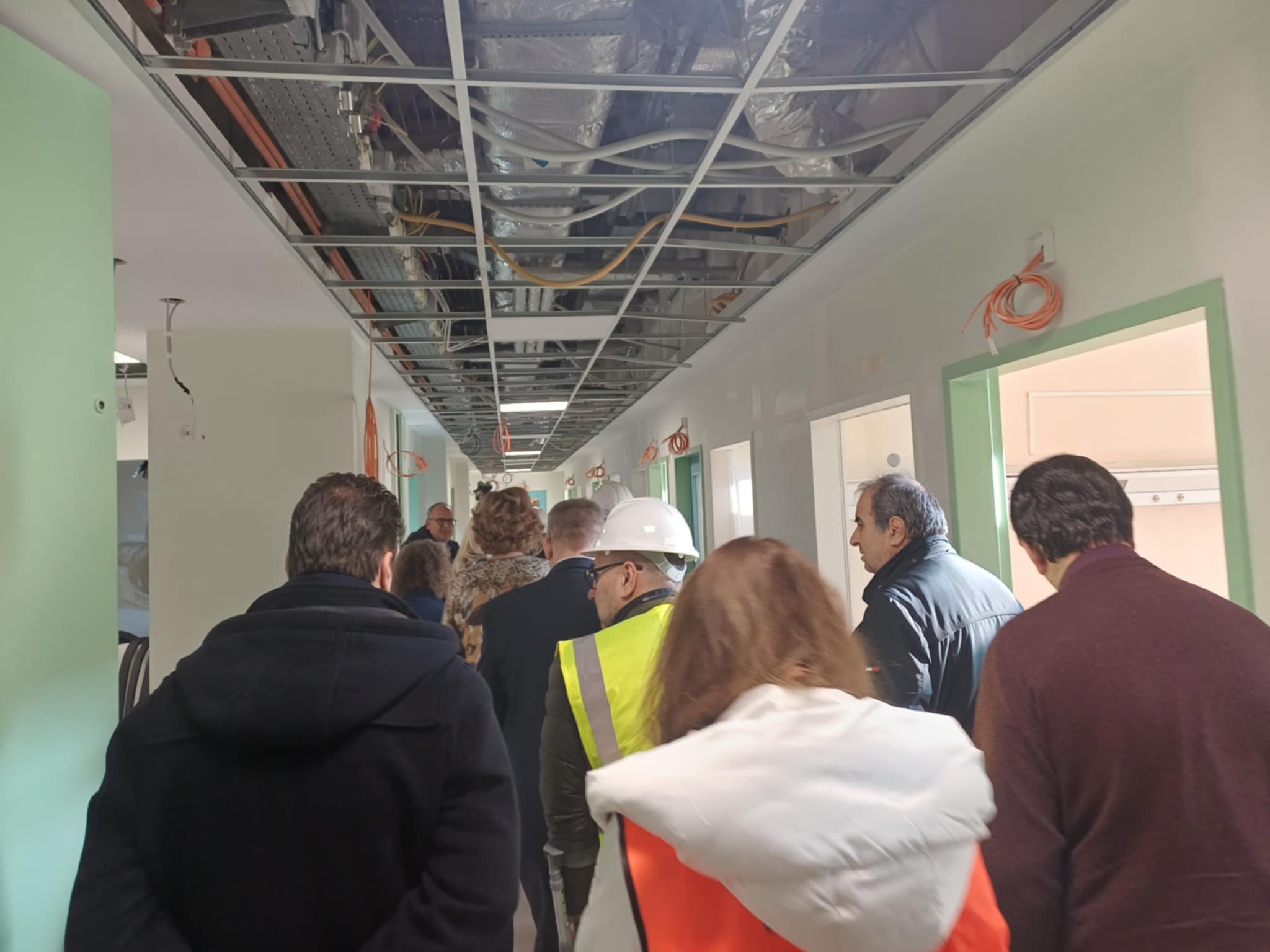 Μέεσα στο 2026 παραδίδεται η νεά Παιδιατρική κλινική στο πανεπιστημιακό- επιθεώρηση εργασιών από Καραλαραιώτου, Σερέτη (ΦΩΤΟ)