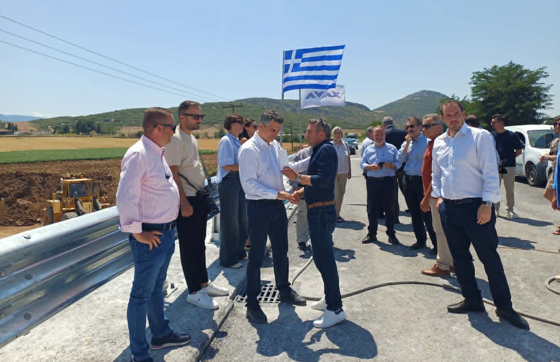 Εγκαίνια της νέας γέφυρας του Αλμυρού και αυτοψίες έργων σε Φάρσαλα και Δομοκό