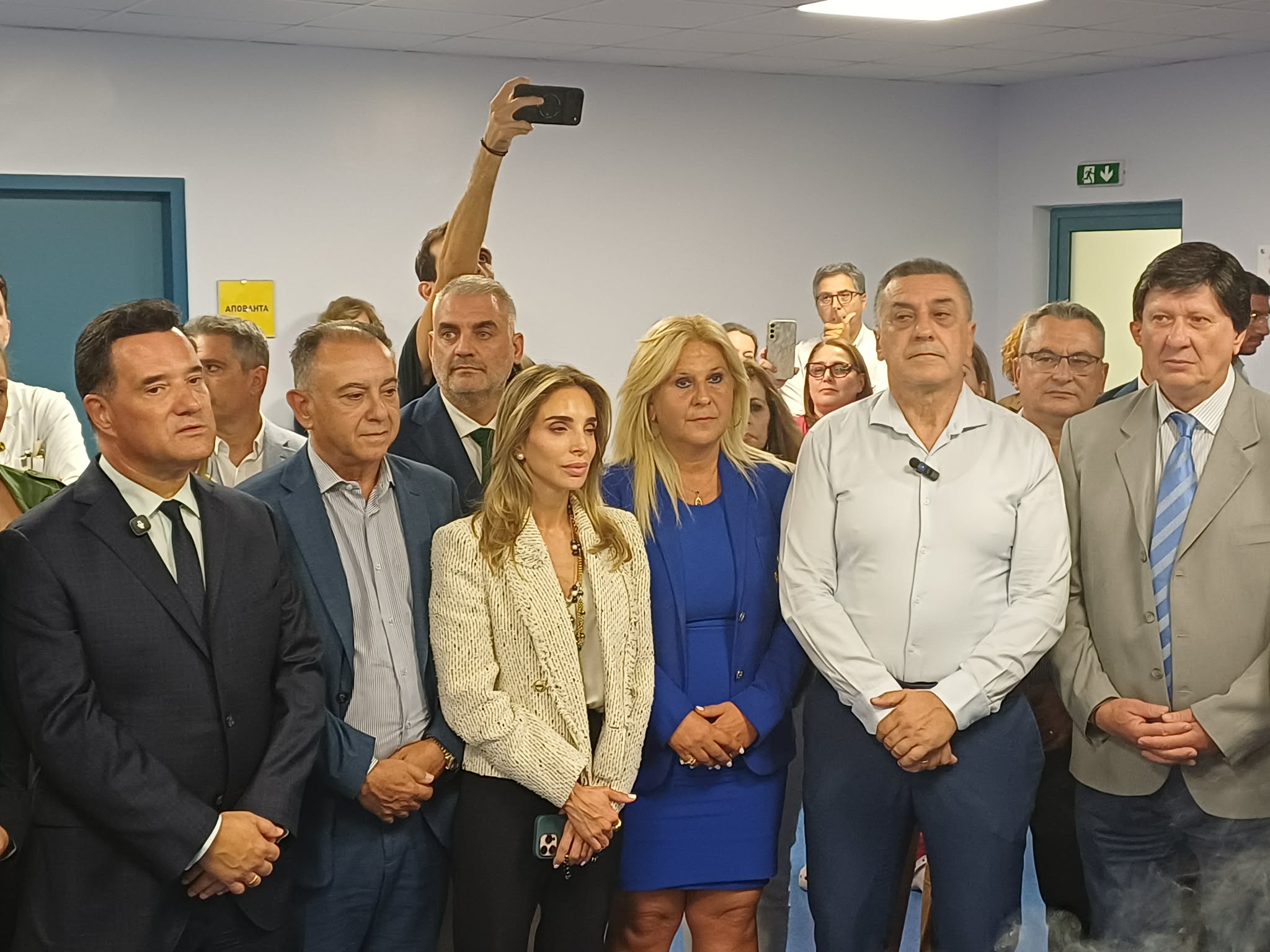 Διπλά εγκαίνια στο Πανεπιστημιακό Λάρισας από τον Άδωνι Γεωργιάδη για Παιδιατρική και τμήμα μετομόσχευσης μυελού οστών