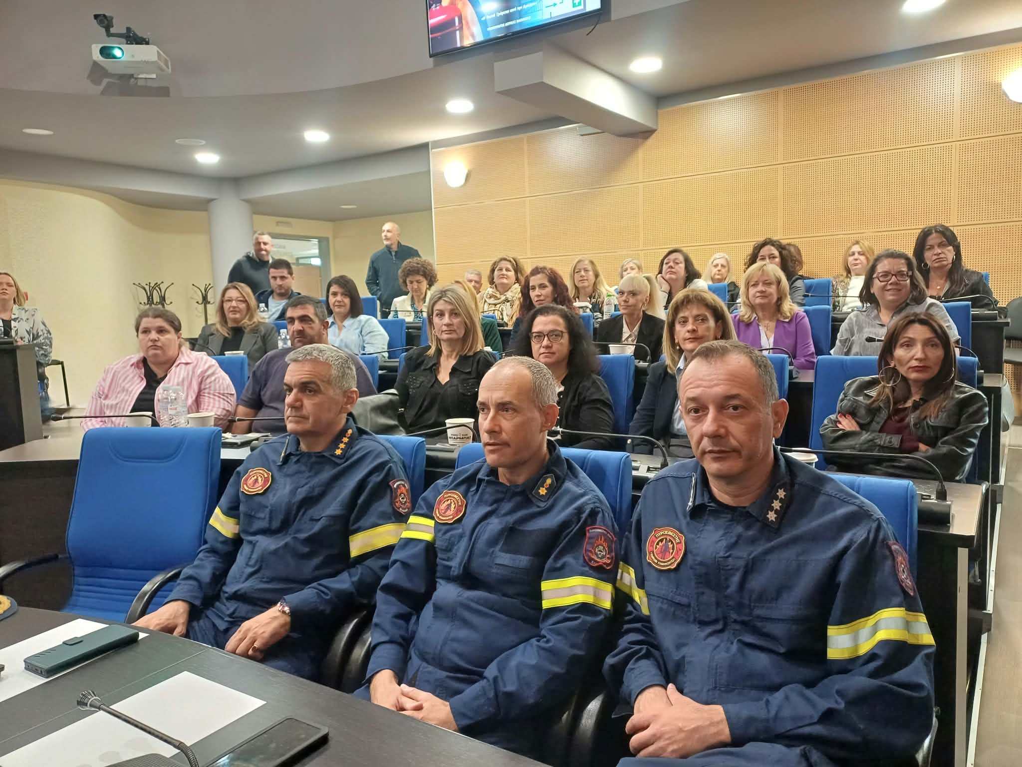 Επίδειξη χρήσης πυροσβεστικών μέσων στην Περιφέρεια Θεσσαλίας