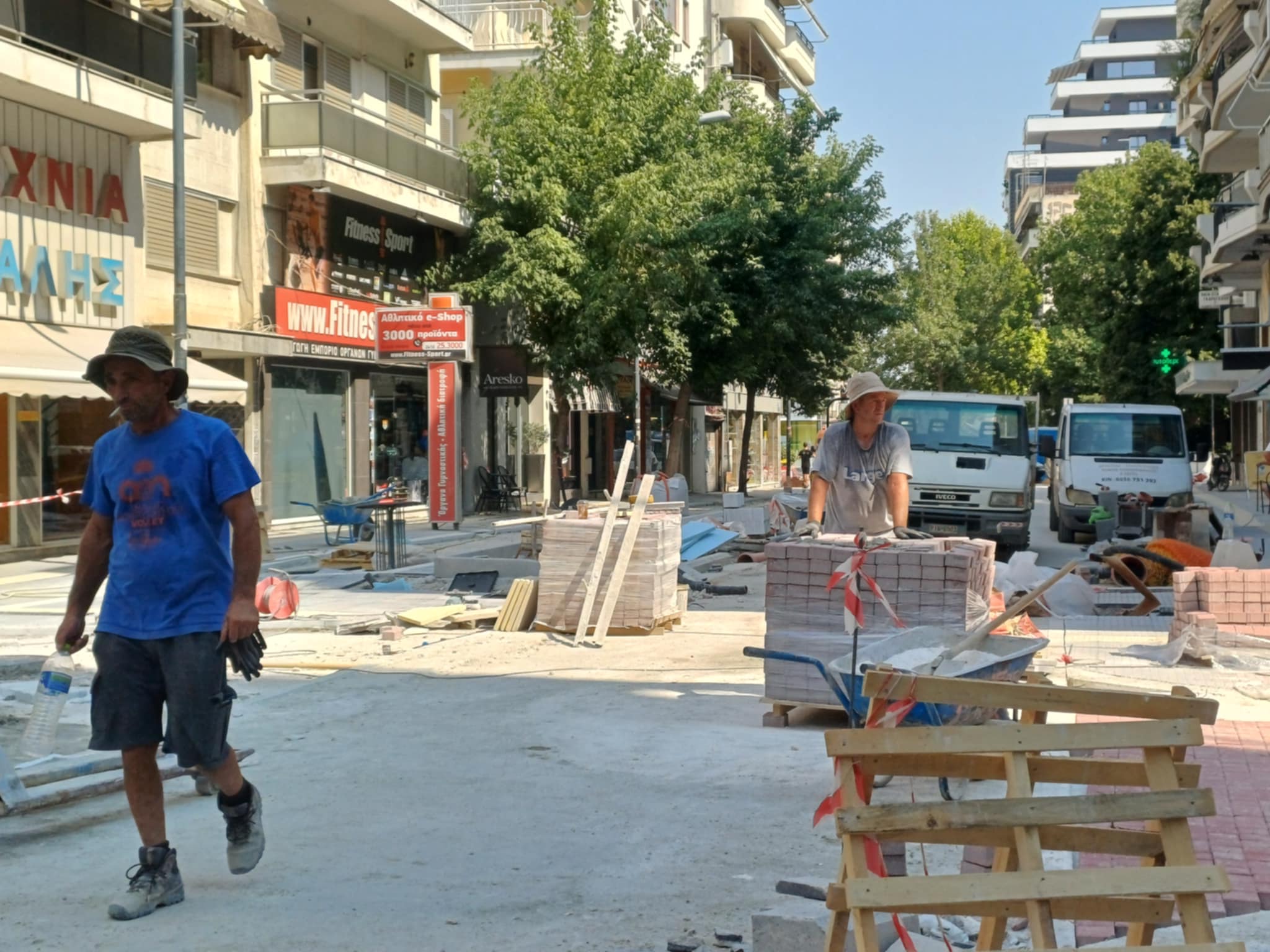 Επίσκεψη Μαμάκου στα εργα της Ανθίμου Γαζή: στόχος της Δημοτικής Αρχής είναι η βελτίωση της καθημερινότητας των πολιτών (ΦΩΤΟ