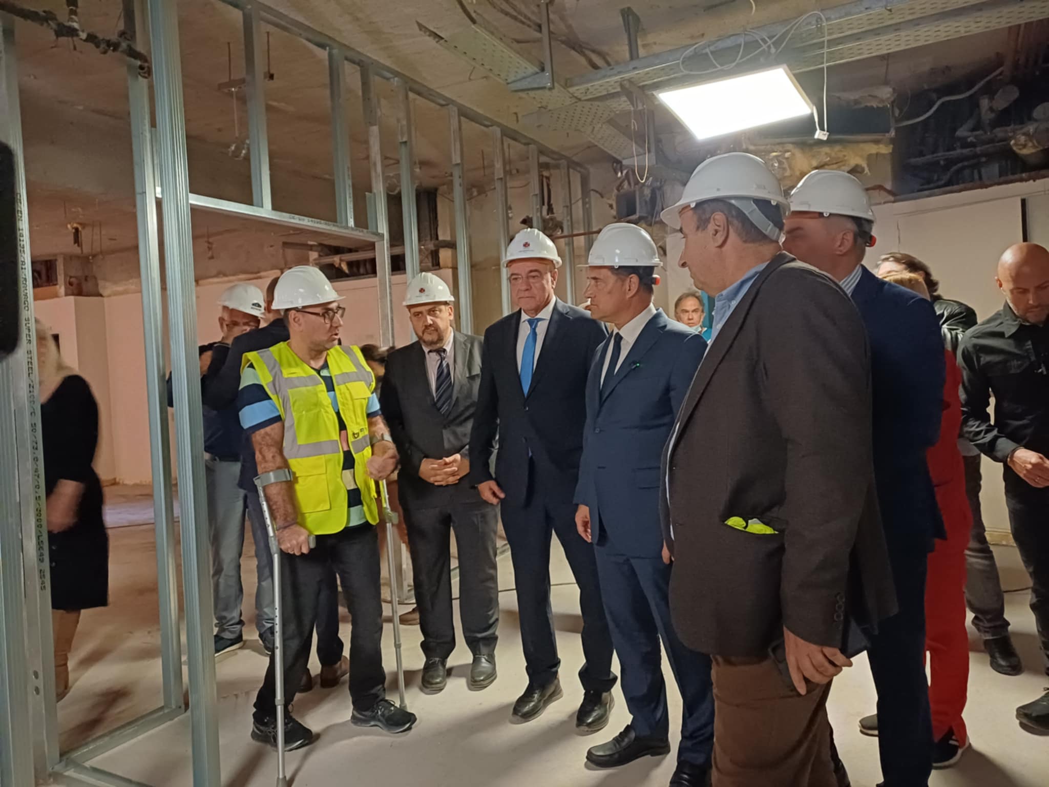 Ο Άδωνις Γεωργιάδης στο ΓΝΛ-επισκέφτηκε και το υπό κατασκευή νέο ΤΕΠ (ΦΩΤΟ)