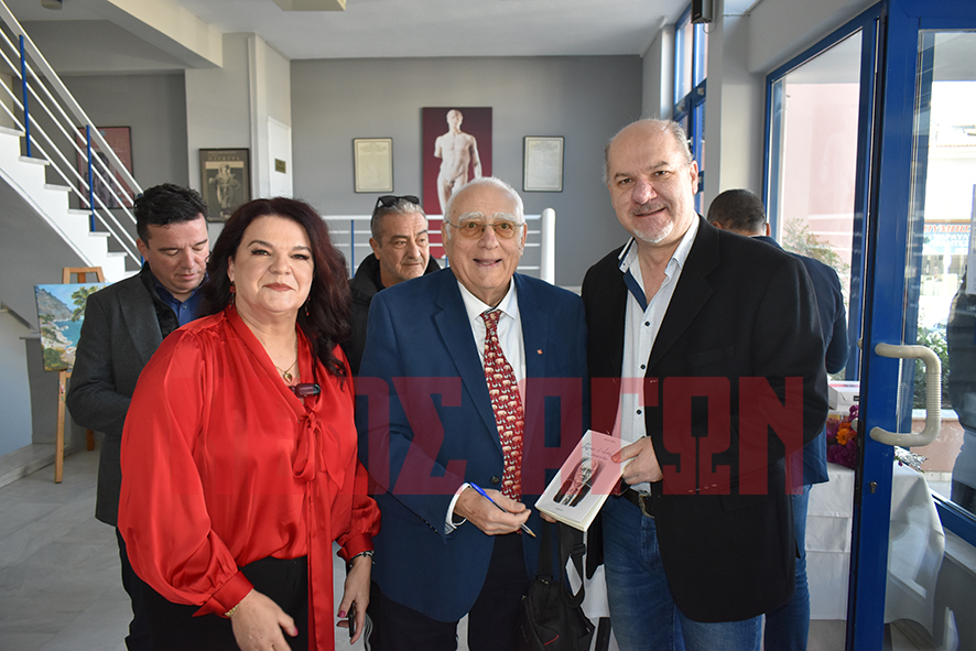 “Απασα η ύλη” για τον Γιώργο Διδάγγελο-παρουσιάστηκε το βιβλίο- αυτβιογραφία του στον Παλαμά