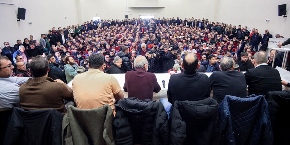 Αρνούνται τη συνάντηση στο Μαξίμου και στέλνουν τα αιτήματα ζητώντας γραπτές δεσμεύσεις οι αγρότες στη Νίκαια