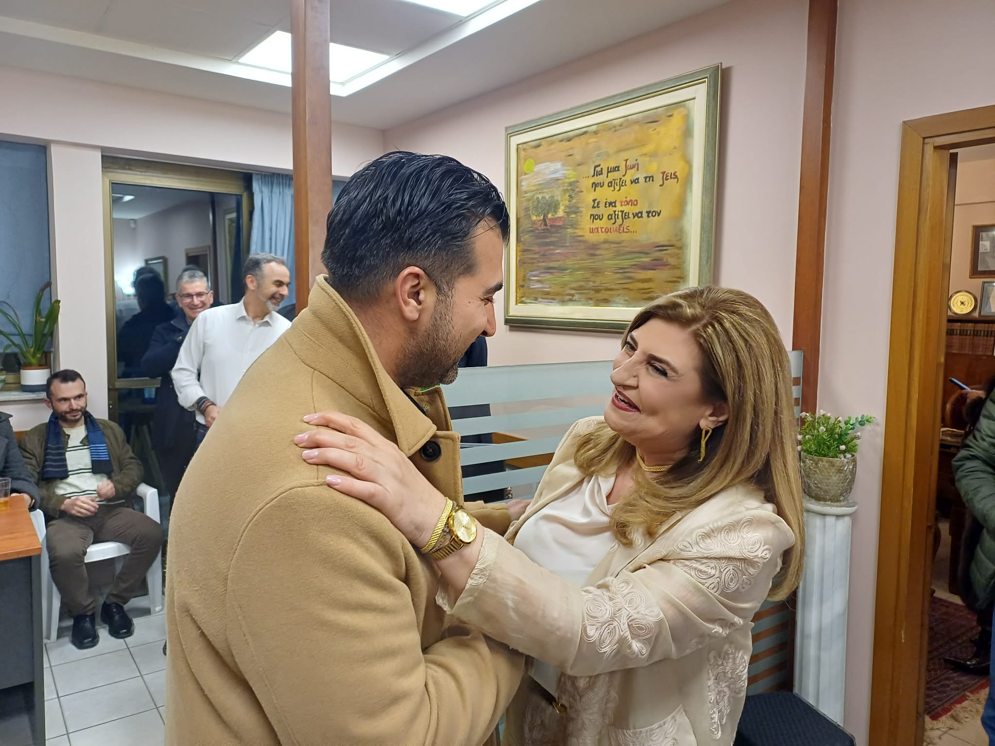 Ευχές δέχθηκε η Ευαγγελία Λιακούλη για την ονομαστική της εορτή (ΦΩΤΟ)