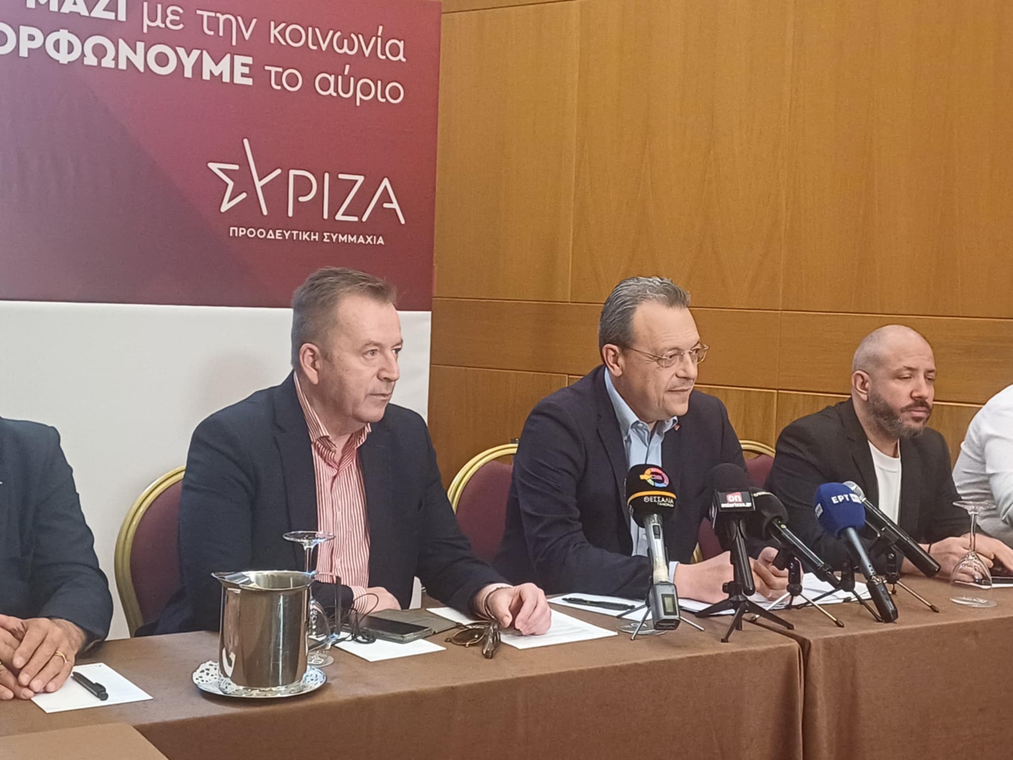 τη Λάρισα ο Σωκράτης Φάμελλος στο πλαίσιο του προσυνεδριακού διαλόγου του ΣΥΡΙΖΑ-ΠΣ (ΦΩΤΟ)