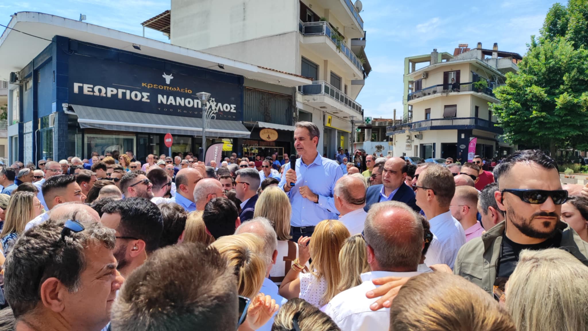 Μητσοτάκης από Θεσσαλία: Θα επενδύσουμε σε έργα διαχείρισης νερού και κλειστά αρδευτικά δίκτυα