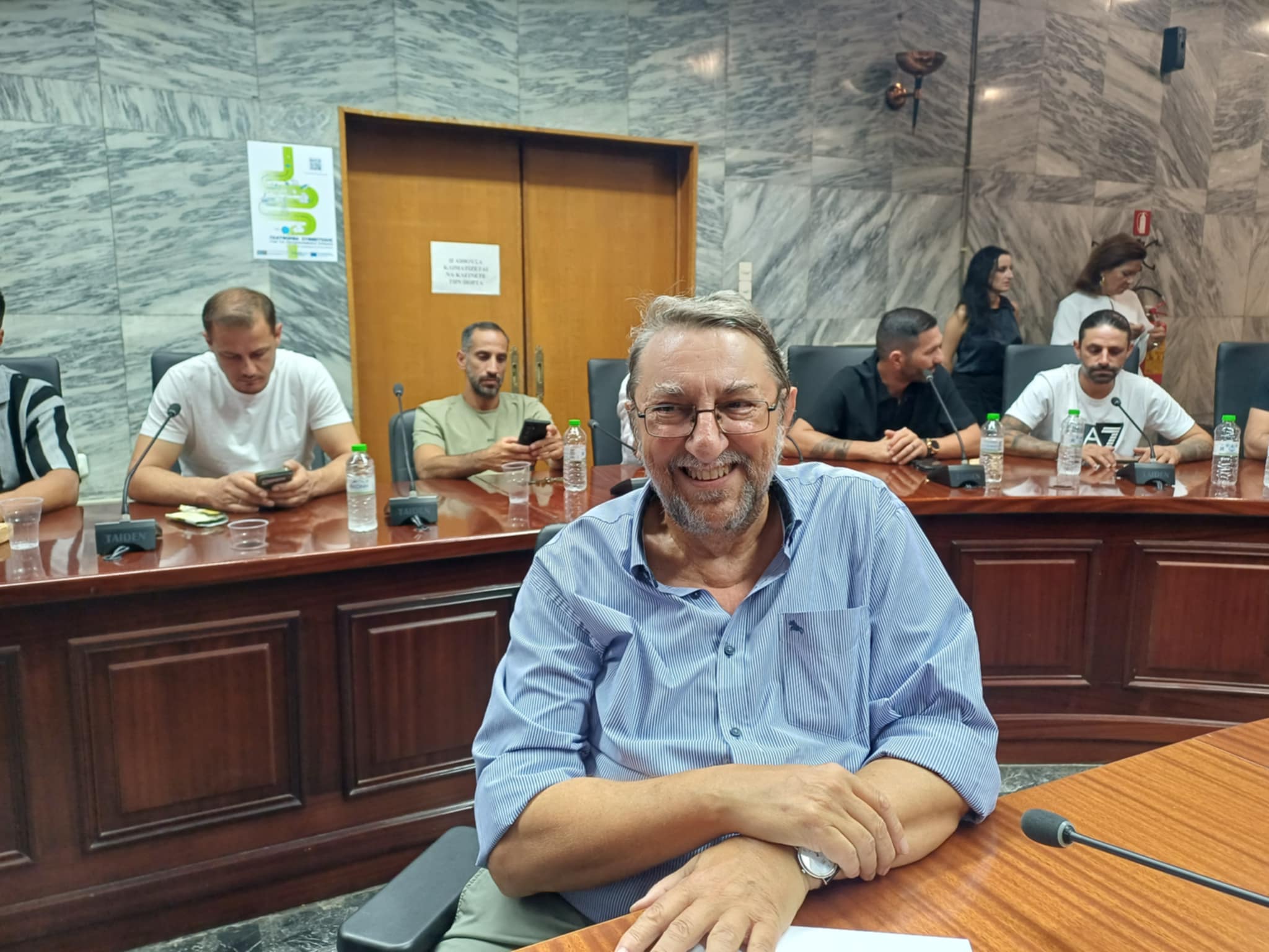 Αντιπροσωπεία του αδελφοποιημένου δήμου Λάρνακας στη Λάρισα (ΦΩΤΟ)