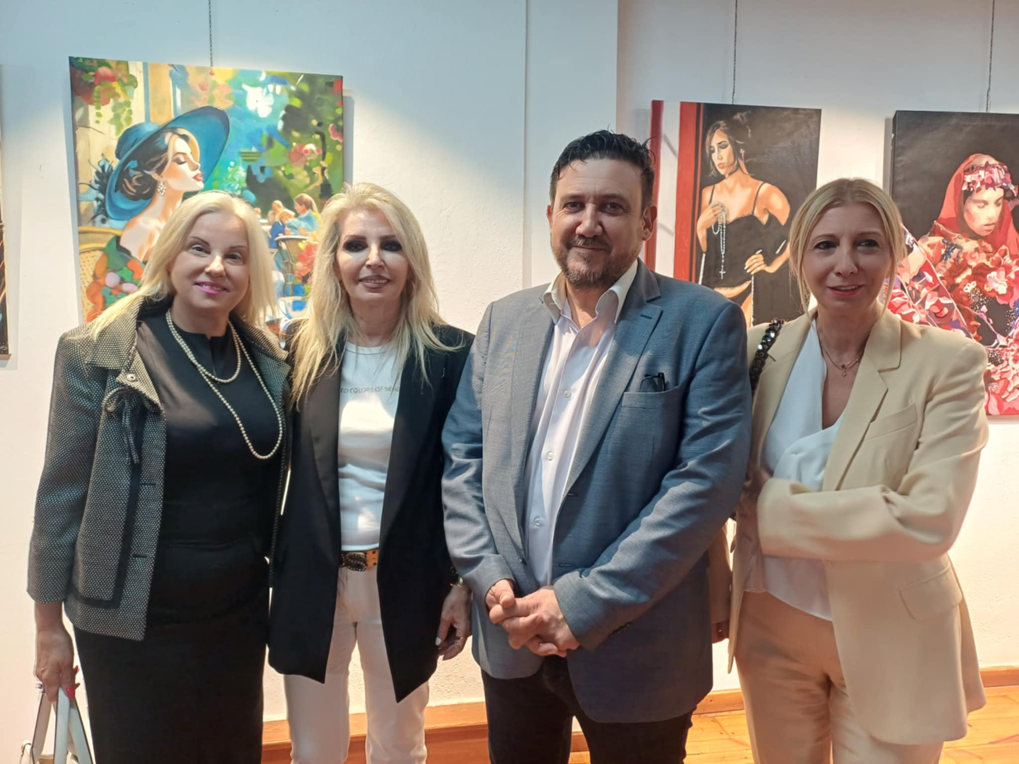 Εγκαινιάστηκε η έκθεση ζωγραφικής «LARISSA ART GLOBAL», της βραβευμένης εικαστικού Βασιλικής Μάγγα. (ΦΩΤΟ)