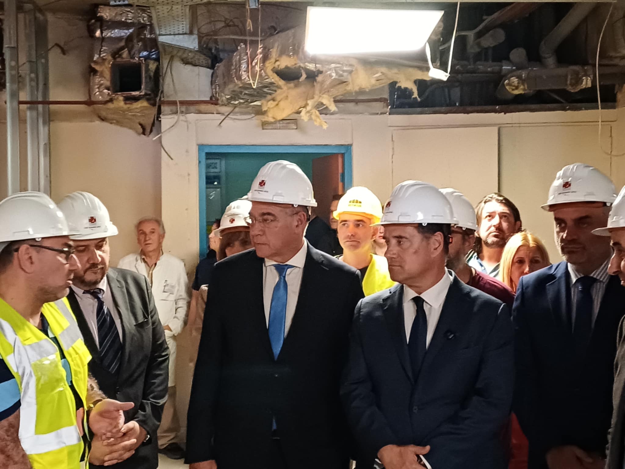 Ο Άδωνις Γεωργιάδης στο ΓΝΛ-επισκέφτηκε και το υπό κατασκευή νέο ΤΕΠ (ΦΩΤΟ)