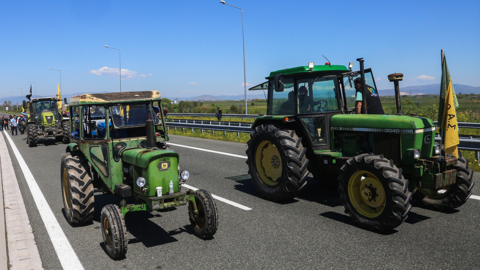 Αγροτικό συλλαλητήριο – μήνυμα στον Ε-65 (ΦΩΤΟ - ΒΙΝΤΕΟ)