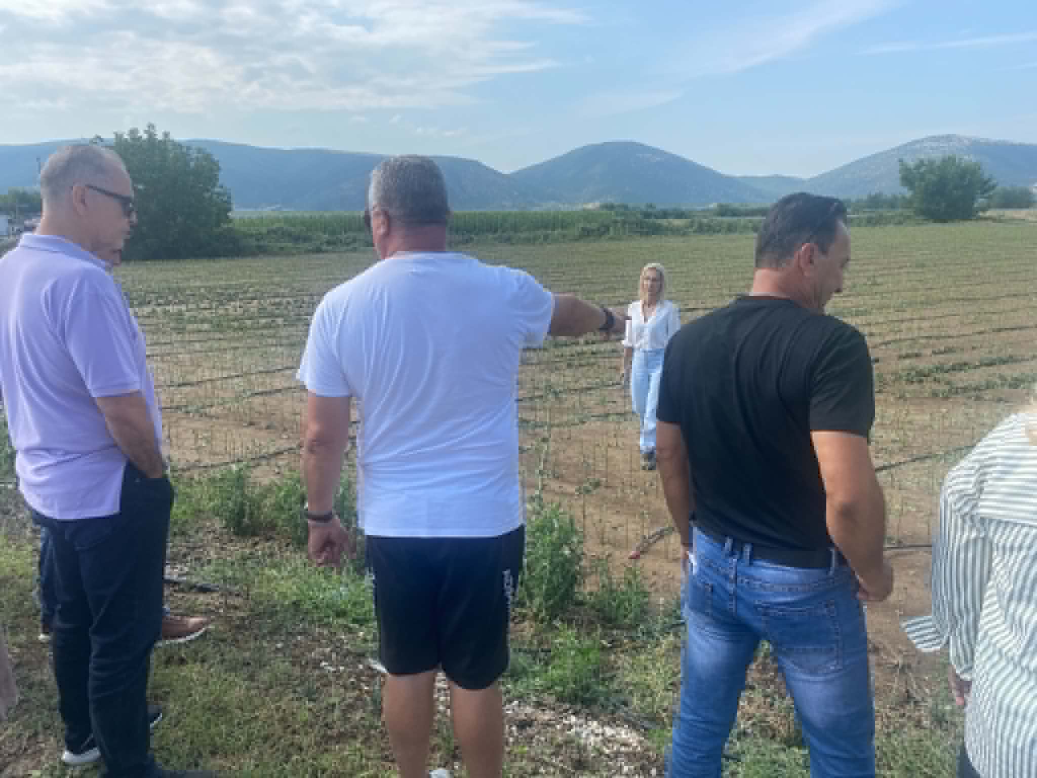 Μεγάλες ζημιές σε καλλιέργειες σε Ζάρκο, Φαρκαδόνα, Κεραμίδι και Βλοχό από το χαλάζι-κλιμάκιο του ΕΛΓΑ στην περιοχή (ΦΩΤΟ)