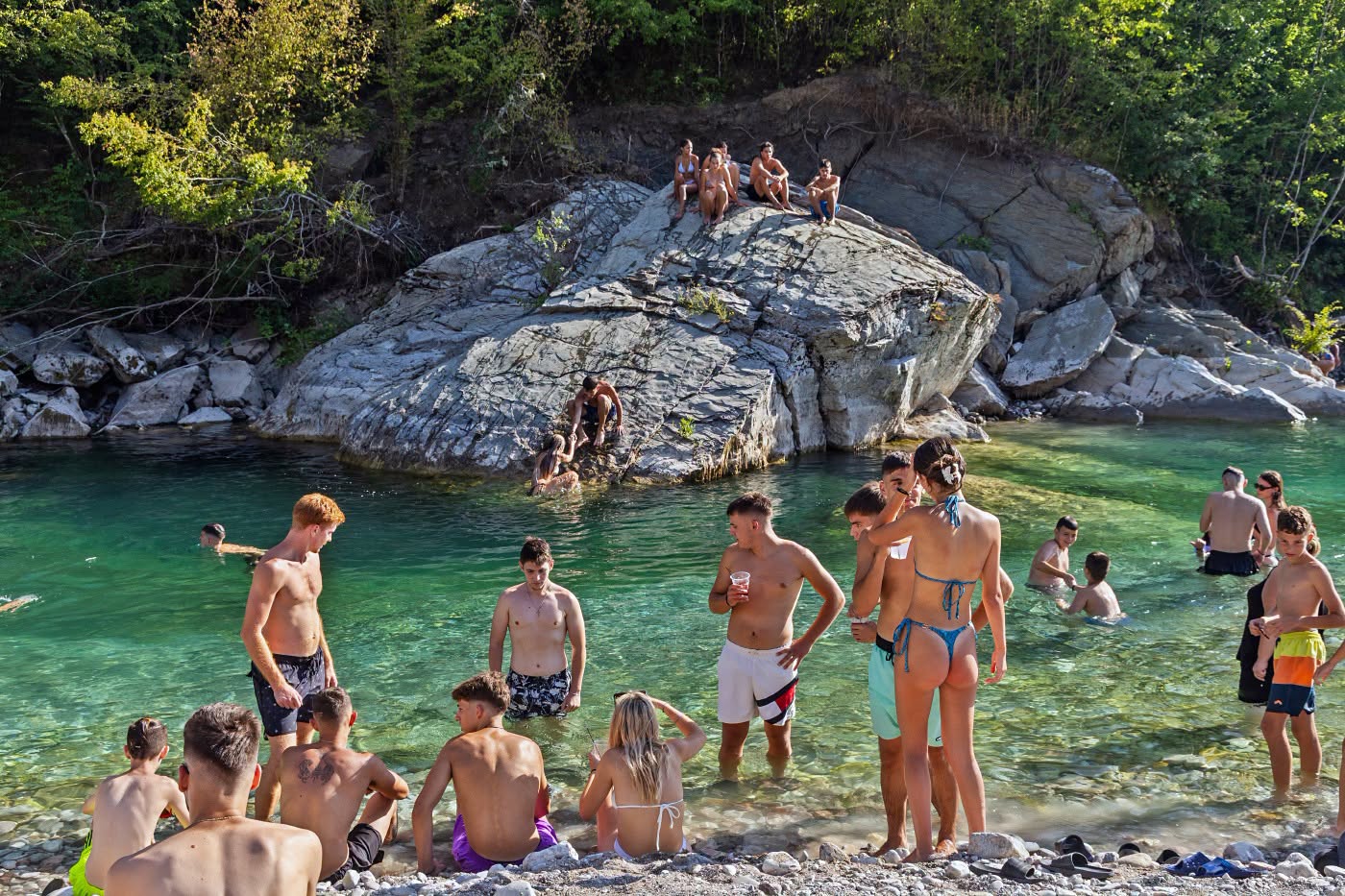 Δείτε εικόνες από το χθεσινό River Party στον Αχελώο («Ασπροπόταμο»), στην «παραλία» Μεσοχώρας Τρικάλων (ΦΩΤΟ)