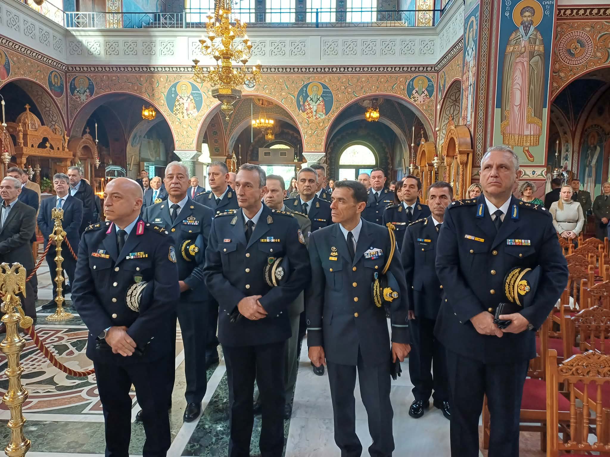 Λάρισα: Με δοξολογία στον Άγιο Αχίλλιο κορυφώθηκαν οι εκδηλώσεις για την Ημέρα της Ελληνικής Αστυνομίας (ΦΩΤΟ+video)