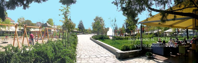 Οι πλατείες Νεάπολης και Νέας Πολιτείας της Λάρισας