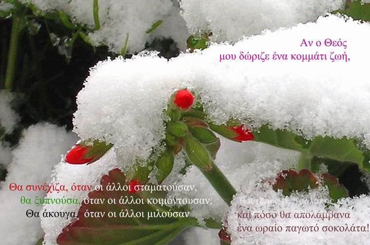 Τα άνθη του....καλού
